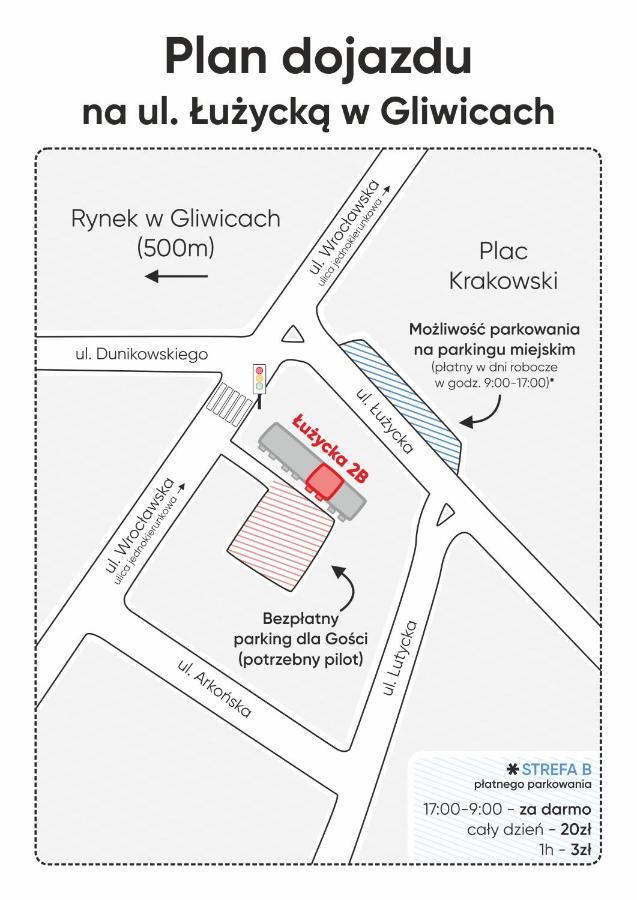 Kairos Apartments - Gold - Darmowy Parking, Scisle Centrum Gliwice Eksteriør bilde